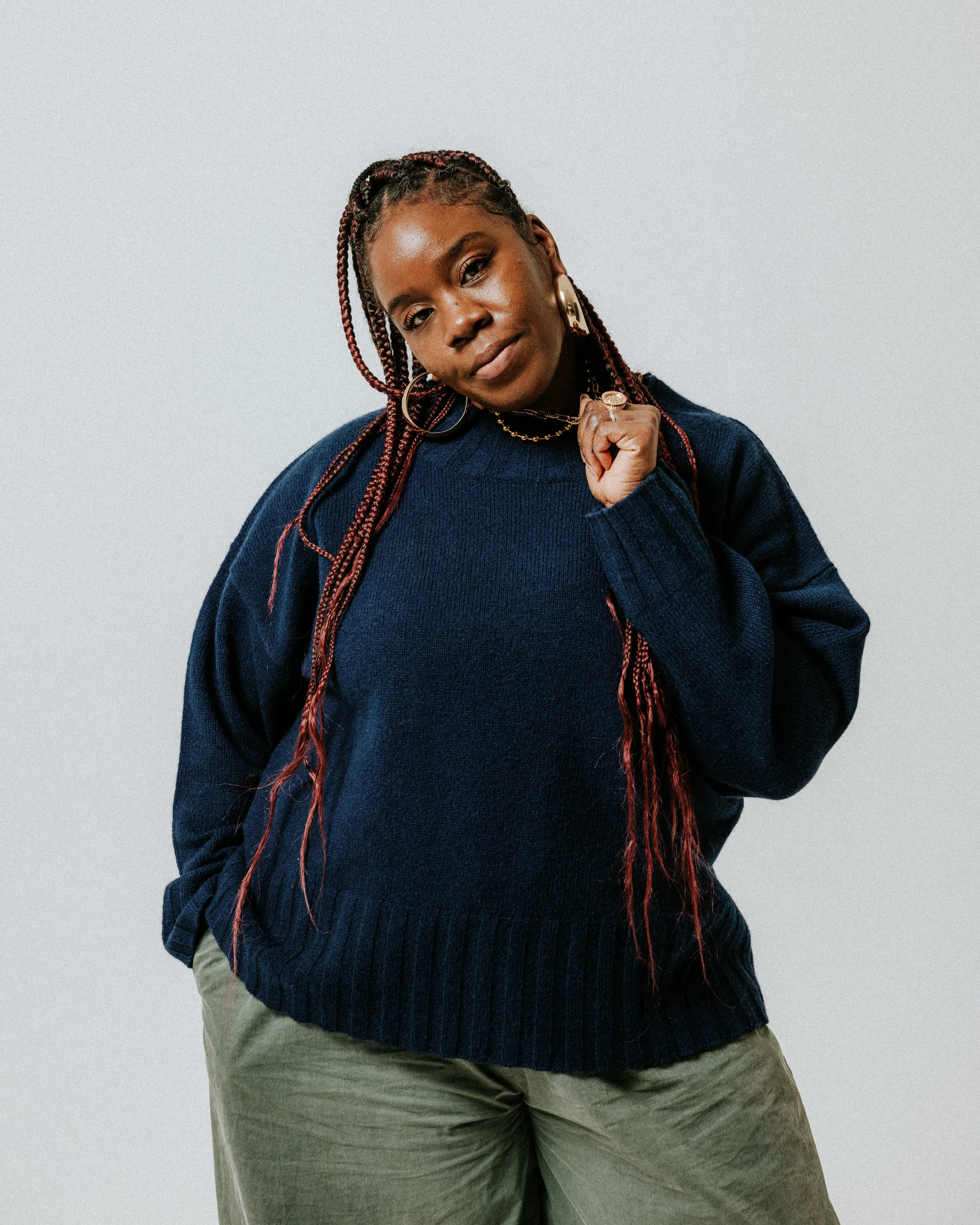 Off Duty Wool Navy Wool Crew sold by The Slow Love product image thumbnail 4