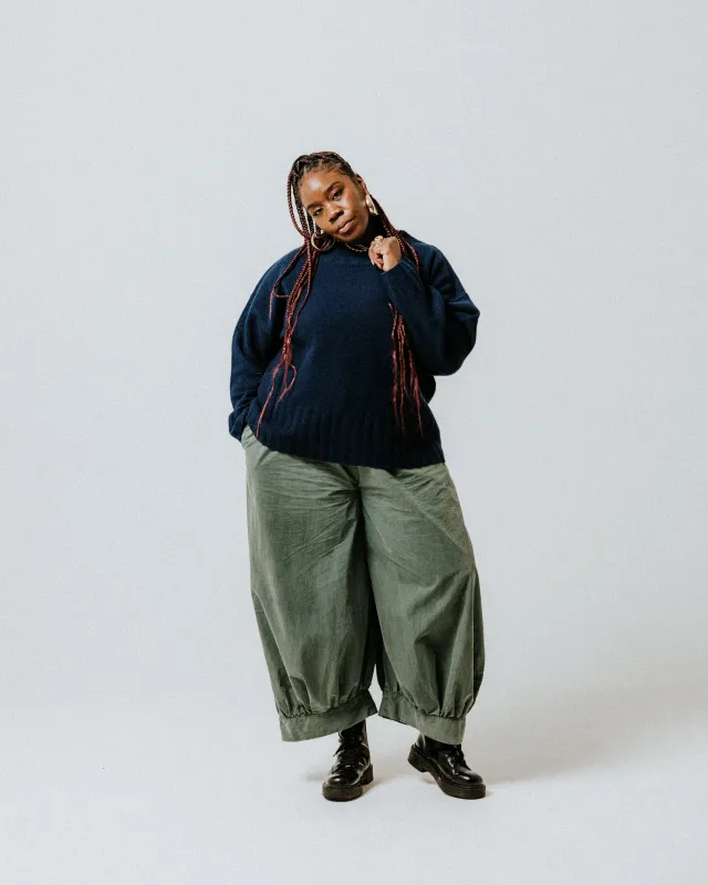 Off Duty Wool Navy Wool Crew sold by The Slow Love