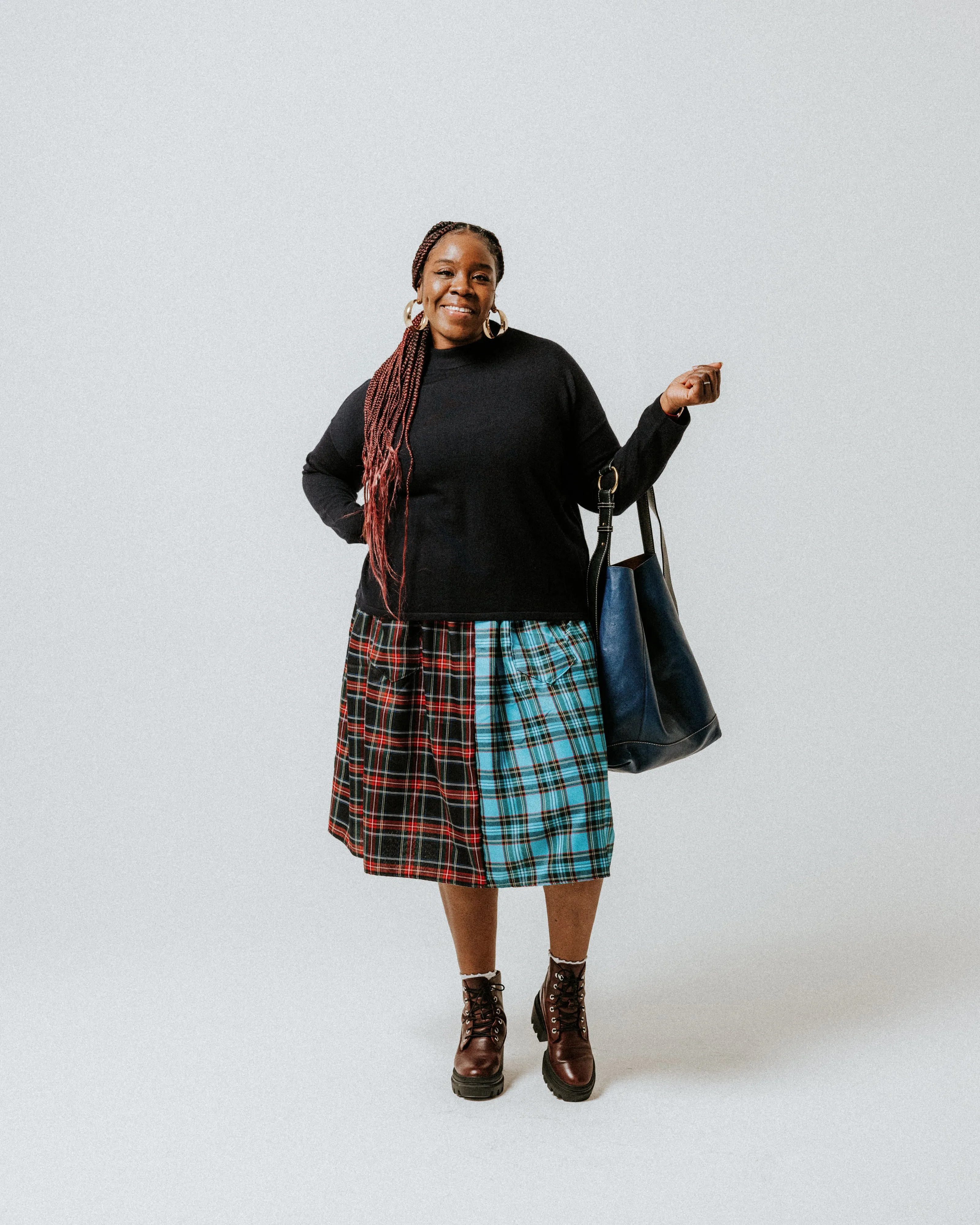 Extra Fine Merino Wool Turtle Neck Jumper - Midnight Navy sold by The Slow Love