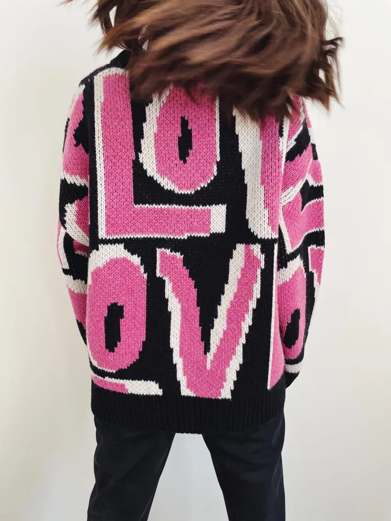 Wild Love Wool Jumper - Pink sold by The Slow Love product image thumbnail 5