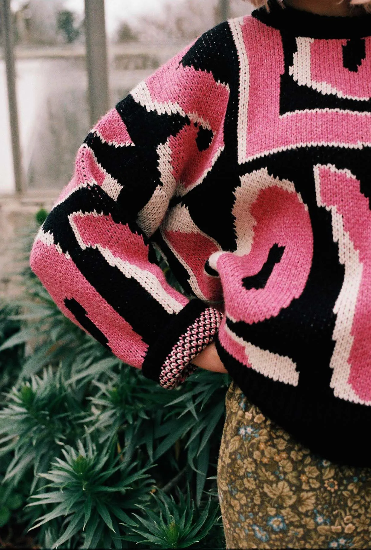 Wild Love Wool Jumper - Pink sold by The Slow Love product image thumbnail 4