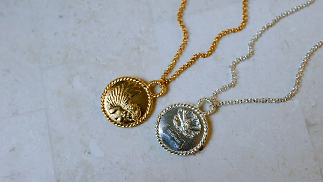 Cherub Necklace - Slow Love X Mikaela Lyons Jewellery sold by The Slow Love