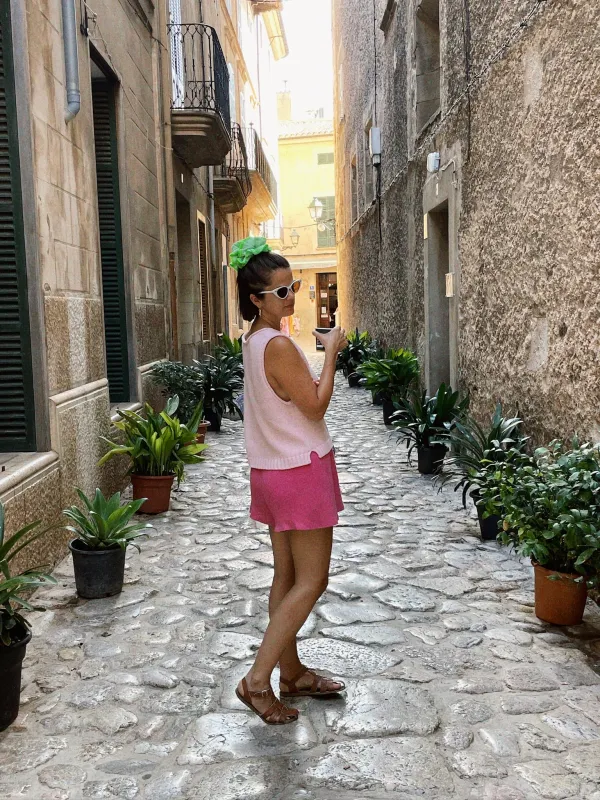 The Staple Tank - Mallow made by The Slow Love