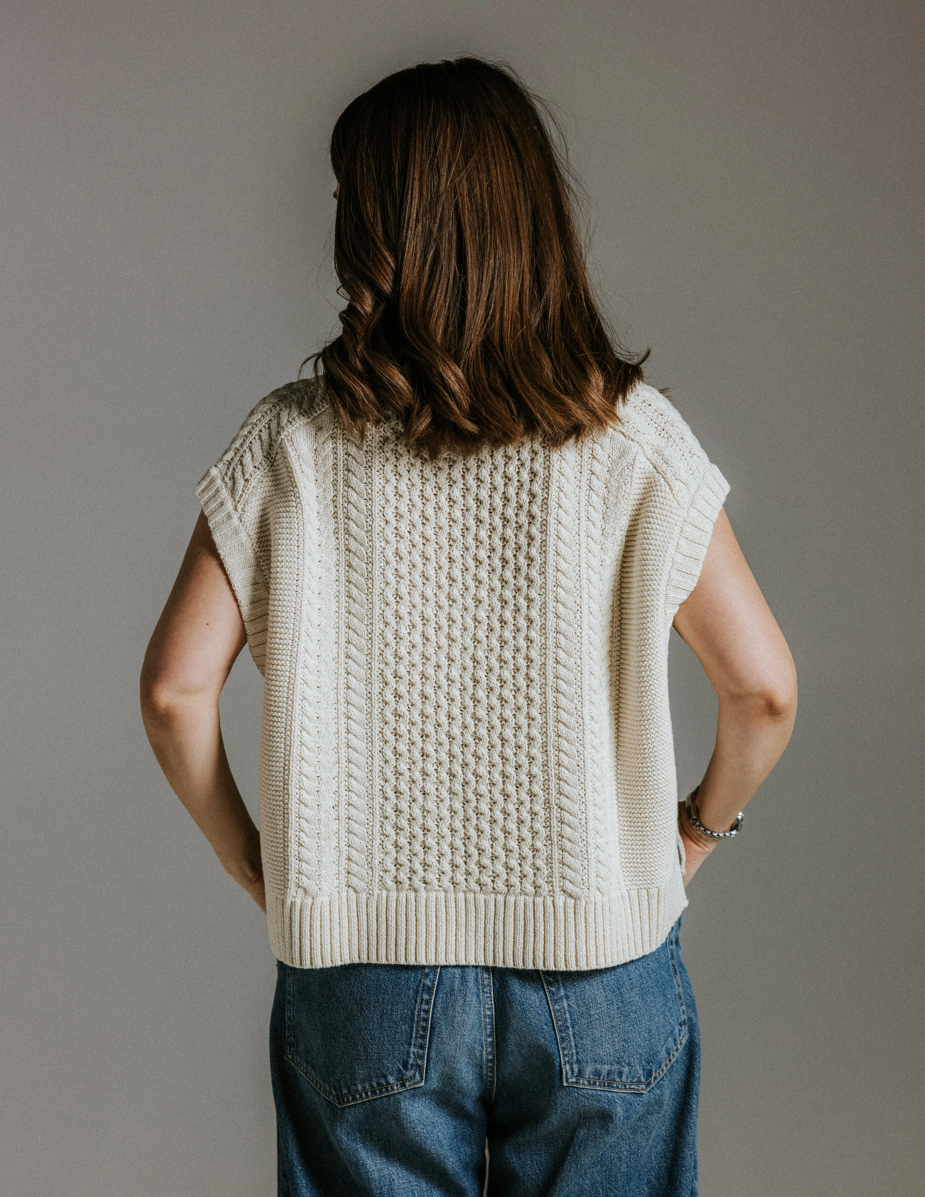 Aran Tank - Oat Milk sold by The Slow Love product image thumbnail 4