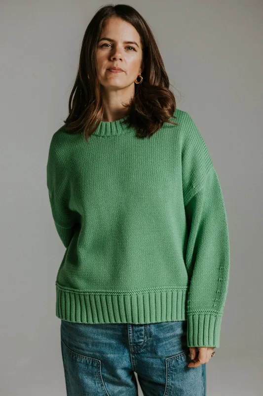 Staple Balloon Jumper - Green made by The Slow Love
