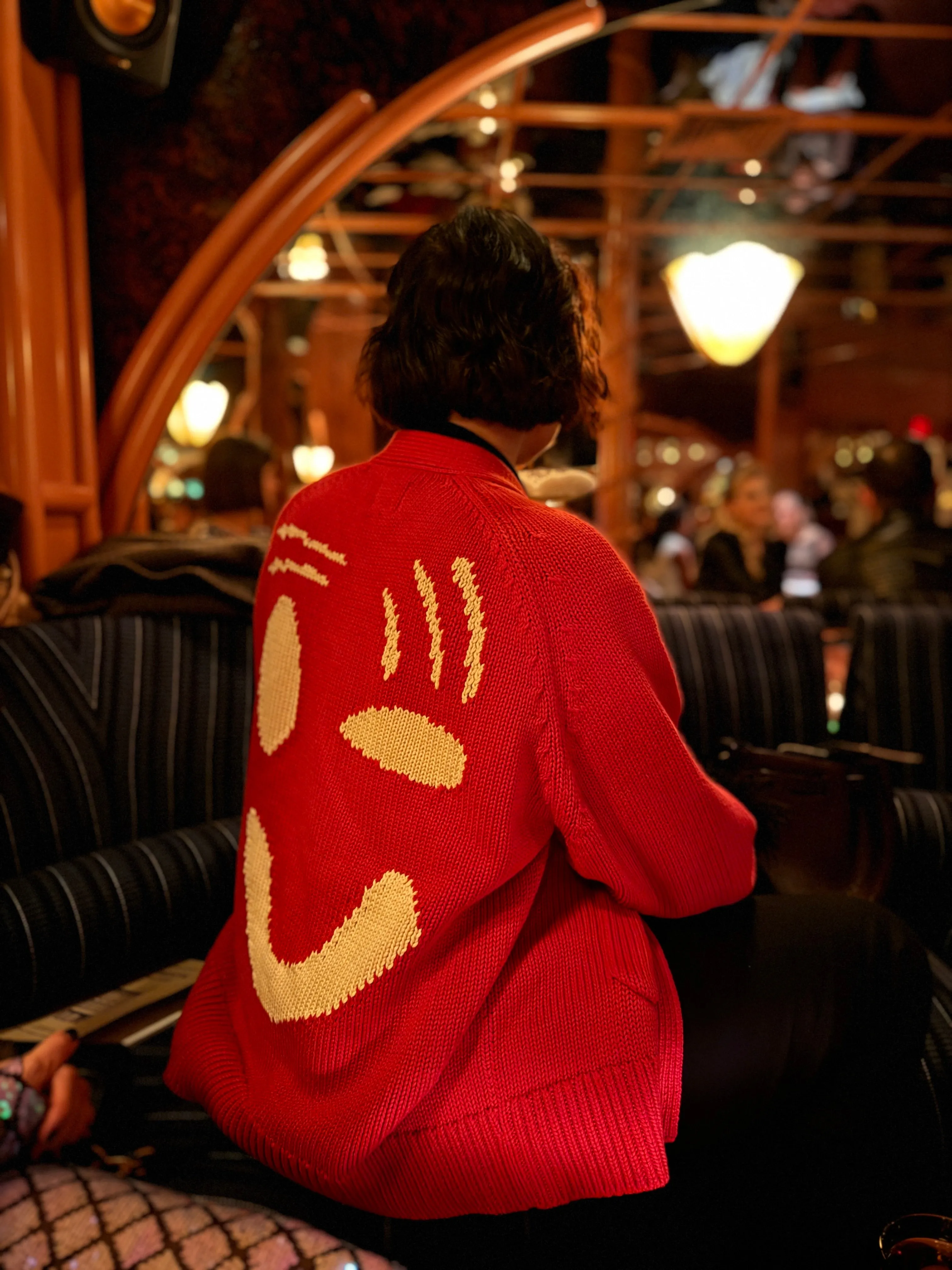 SAMPLE SALE - Feel Good Cardigan - Red sold by The Slow Love product image thumbnail 2