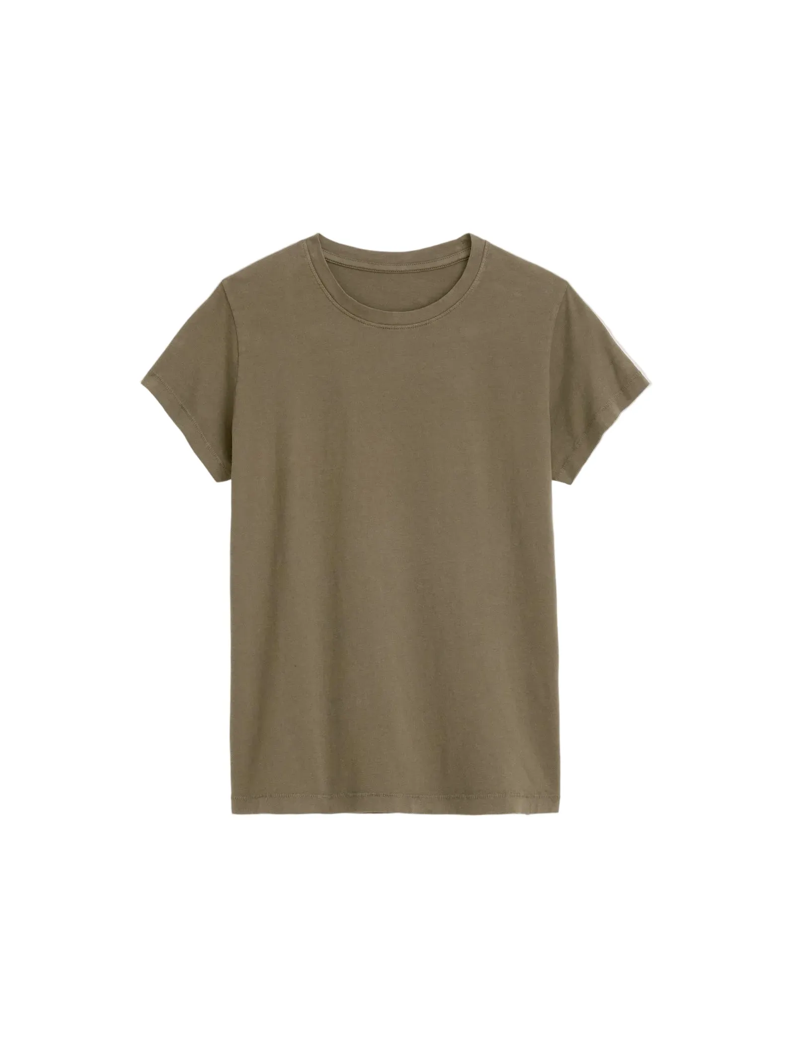Alex Mill - Prospect Tee in Cotton Jersey - Army Olive sold by Murray's Toggery Shop