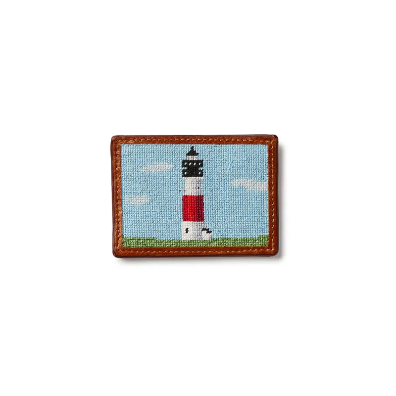 Smathers & Branson Sankaty Needlepoint Card Wallet made by Smathers & Branson