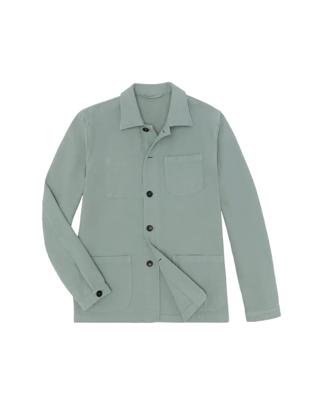 Sid Mashburn - Chore Jacket - Sage Canvas made by Sid Mashburn