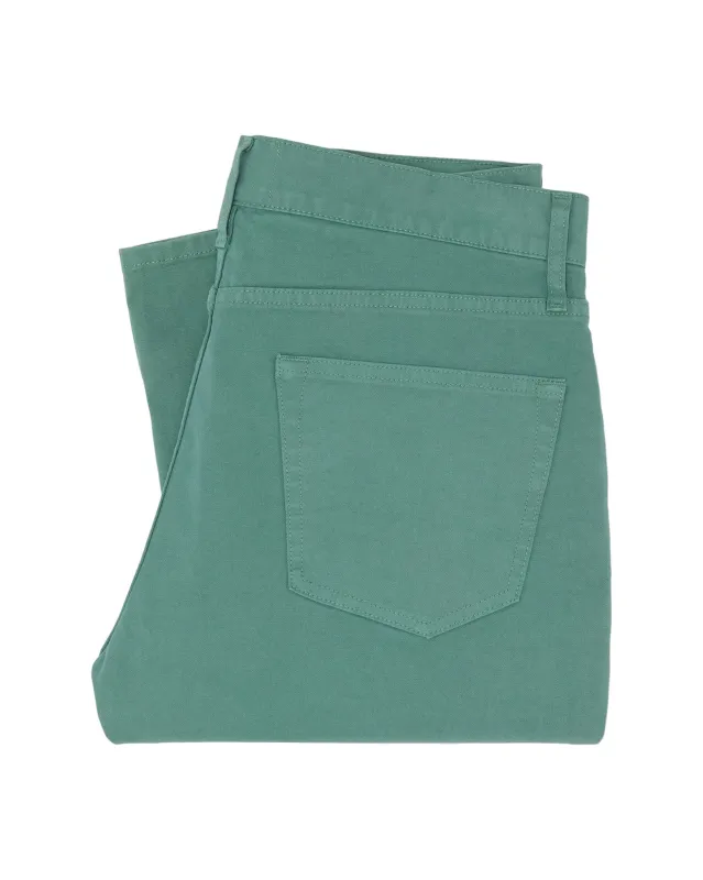 Sid Mashburn - Slim Straight Stretch Twill 5-PKT - Lovat Green made by Sid Mashburn
