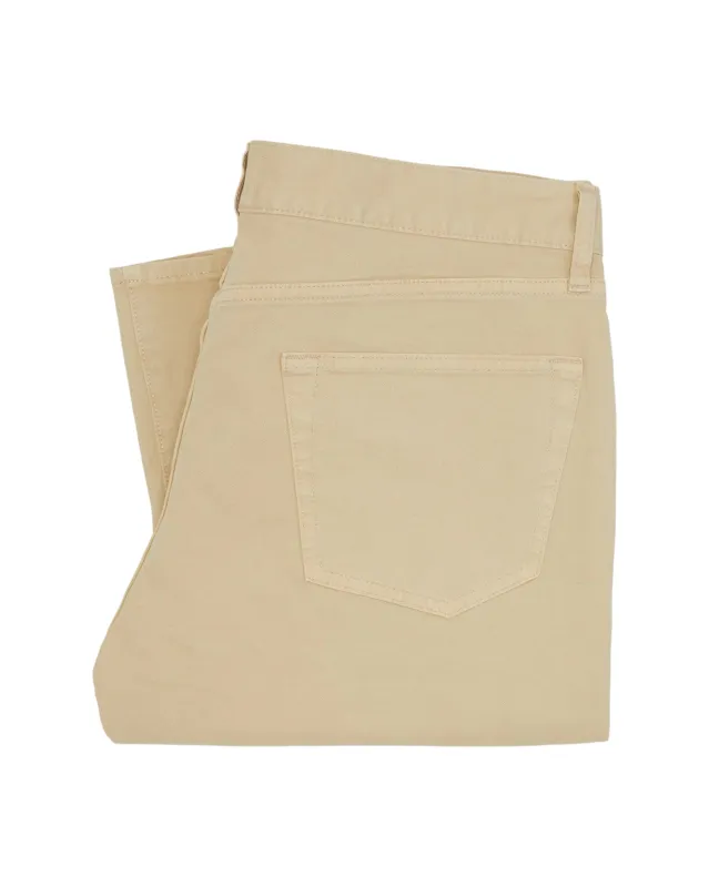 Sid Mashburn - Slim Straight Stretch Twill 5-PKT - Khaki made by Sid Mashburn