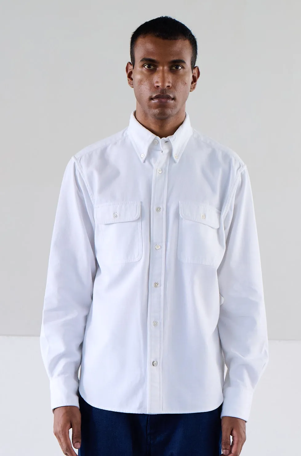 Original Madras Trading Company N°128 Twin Flap Pocket Button Down Collar Long Sleeve Shirt sold by Murray's Toggery Shop