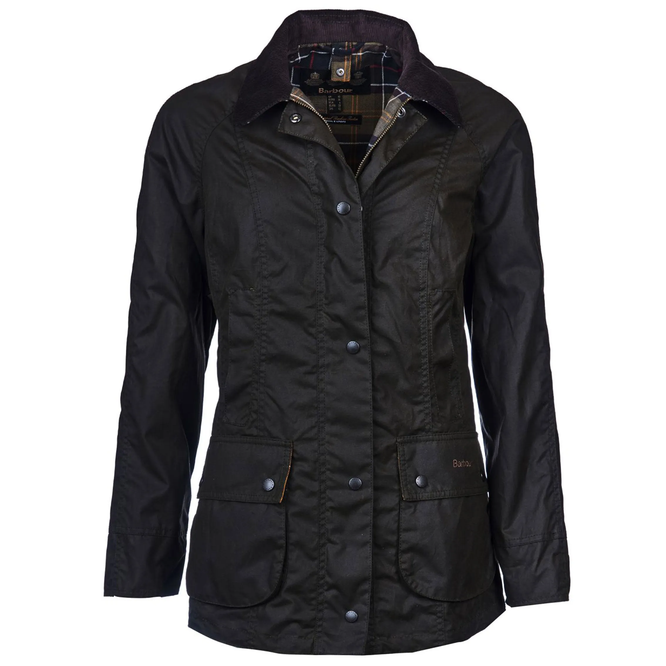 Barbour Classic Beadnell Wax Jacket - Olive sold by Murray's Toggery Shop product image thumbnail 3