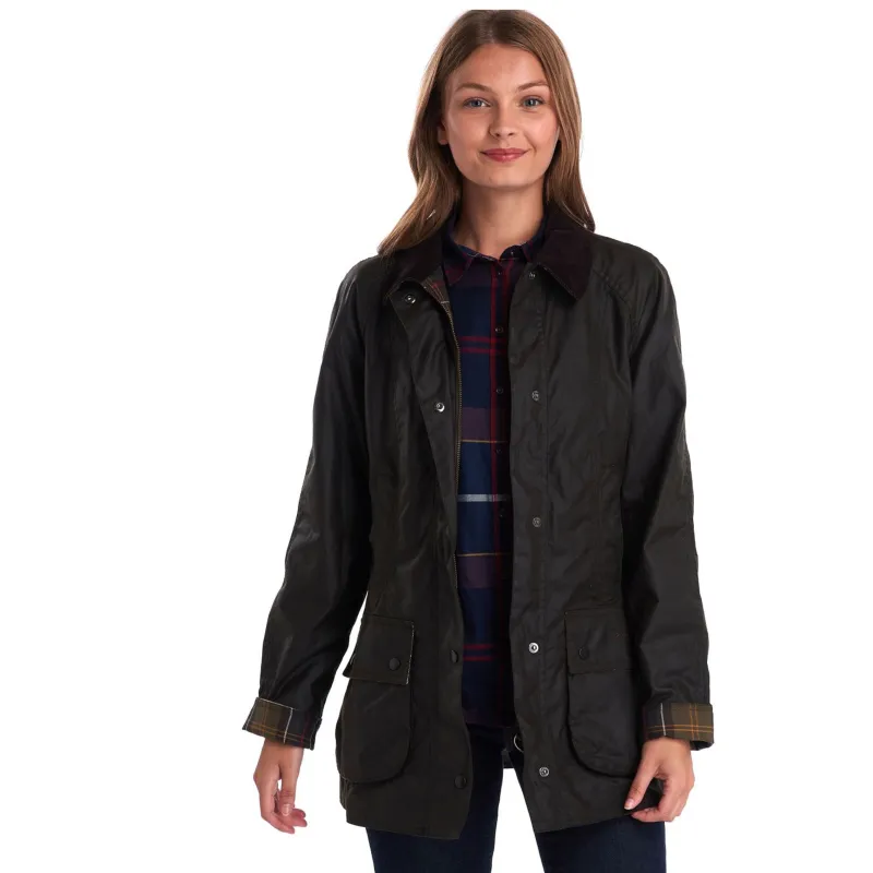 Barbour Classic Beadnell Wax Jacket - Olive made by Barbour