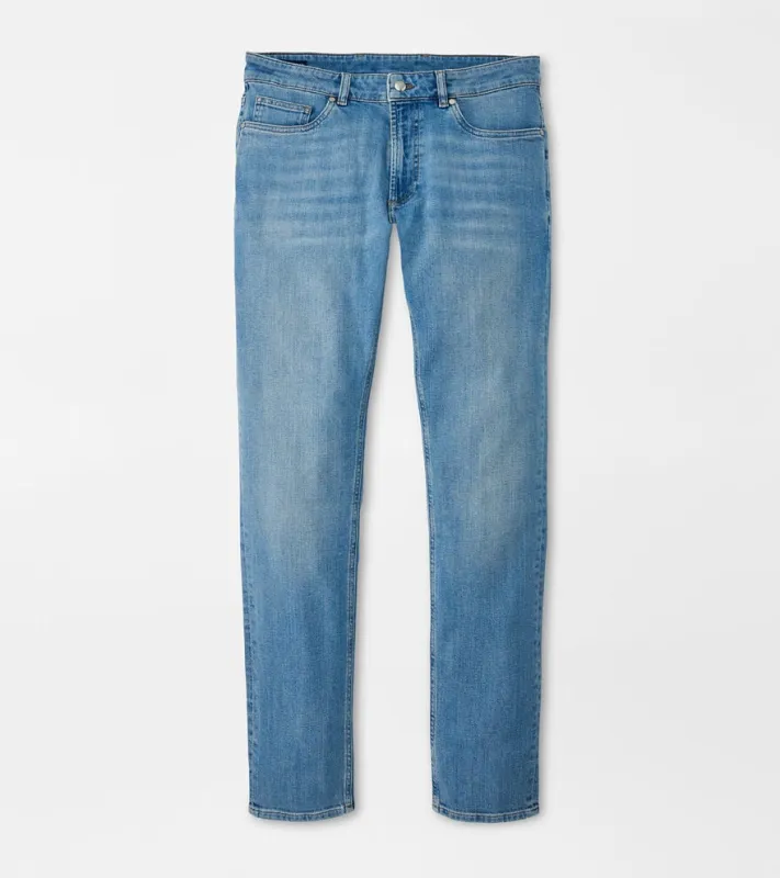 Peter Millar Vintage Washed Denim-Stone Washed Blue made by Peter Millar