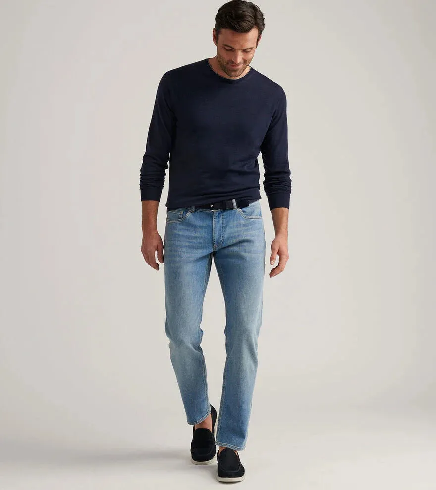 Peter Millar Vintage Washed Denim-Stone Washed Blue sold by Murray's Toggery Shop product image thumbnail 2