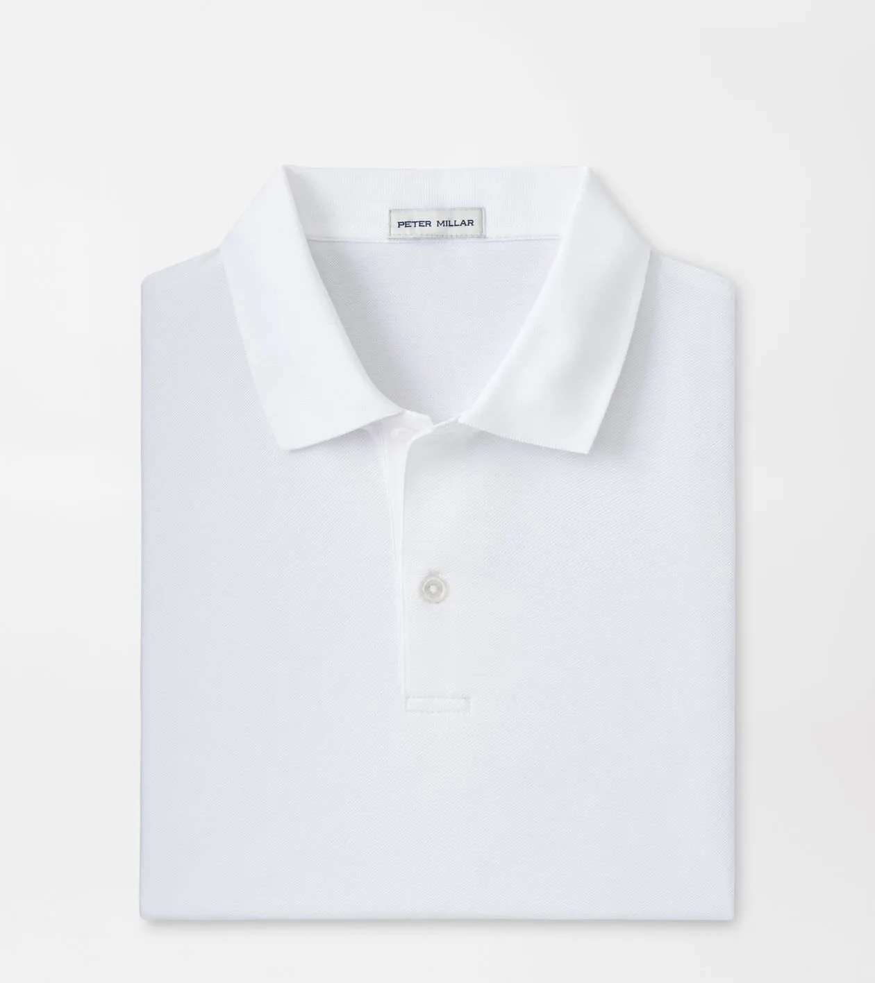 Peter Millar Sunrise Pique Polo-White sold by Murray's Toggery Shop