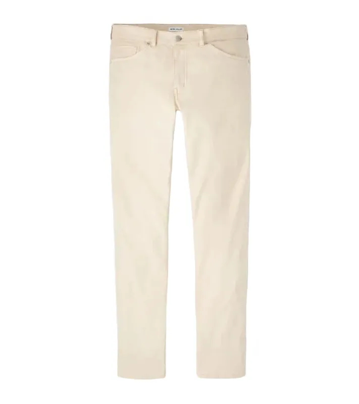 Peter Millar - Signature Sateen Five-Pocket Pant - Sand made by Peter Millar
