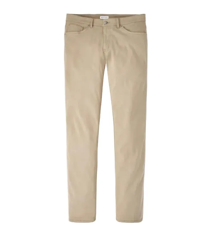 Peter Millar - Signature Sateen Five-Pocket Pant - Grain made by Peter Millar