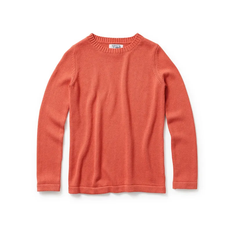 Murray's Toggery Ladies Crewneck Sweater Nantucket Red made by Murray's Toggery Shop