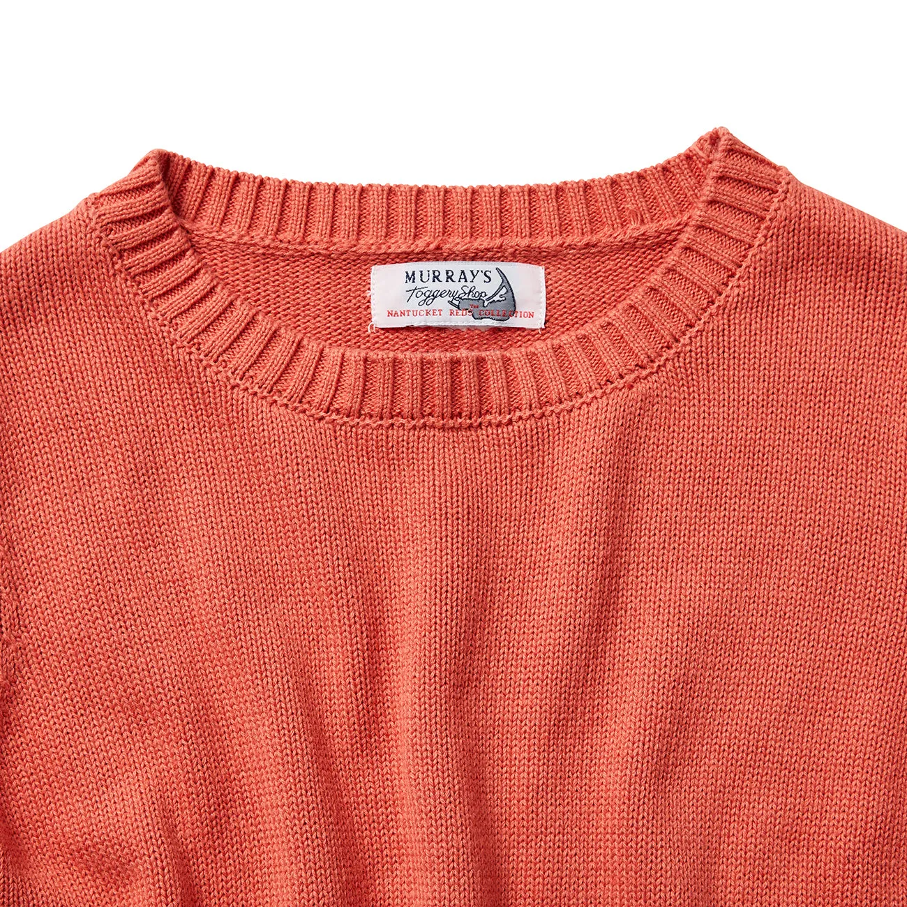 Murray's Toggery Ladies Crewneck Sweater Nantucket Red sold by Murray's Toggery Shop product image thumbnail 2