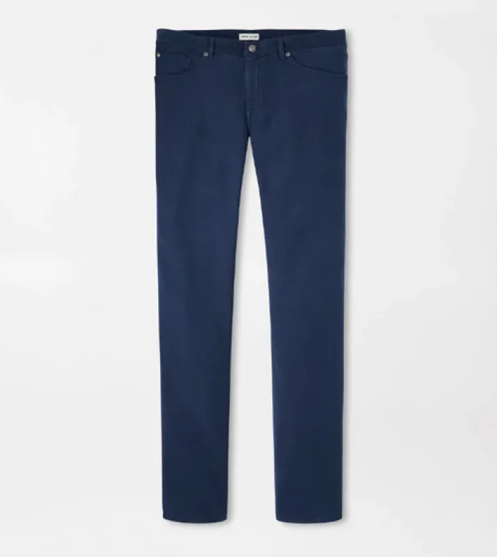 Peter Millar Coastline Five-Pocket Pant-Navy made by Peter Millar