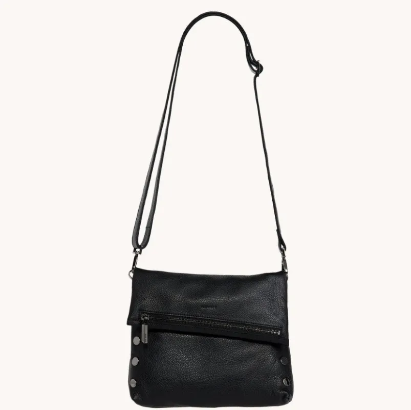 Hammitt VIP Covertible Clutch Crossbody Bag Black/Gun Metal made by Hammitt
