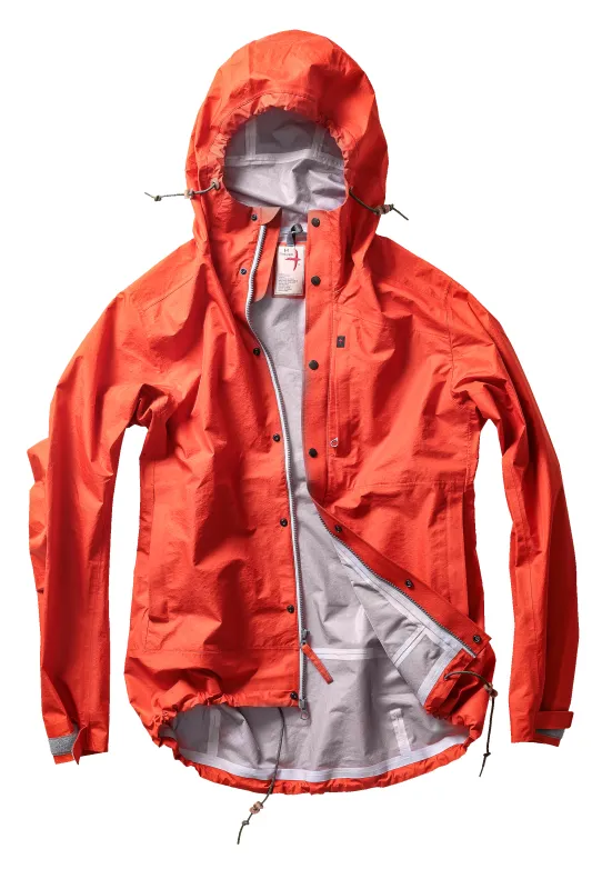 Relwen ULTRA RAIN SHELL Jacket Orange made by Relwen