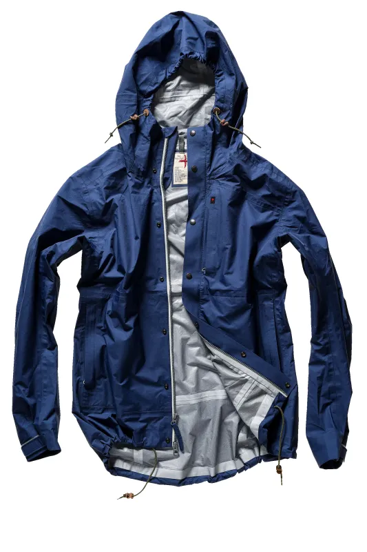 Relwen ULTRA RAIN SHELL Jacket Bright Navy made by Relwen