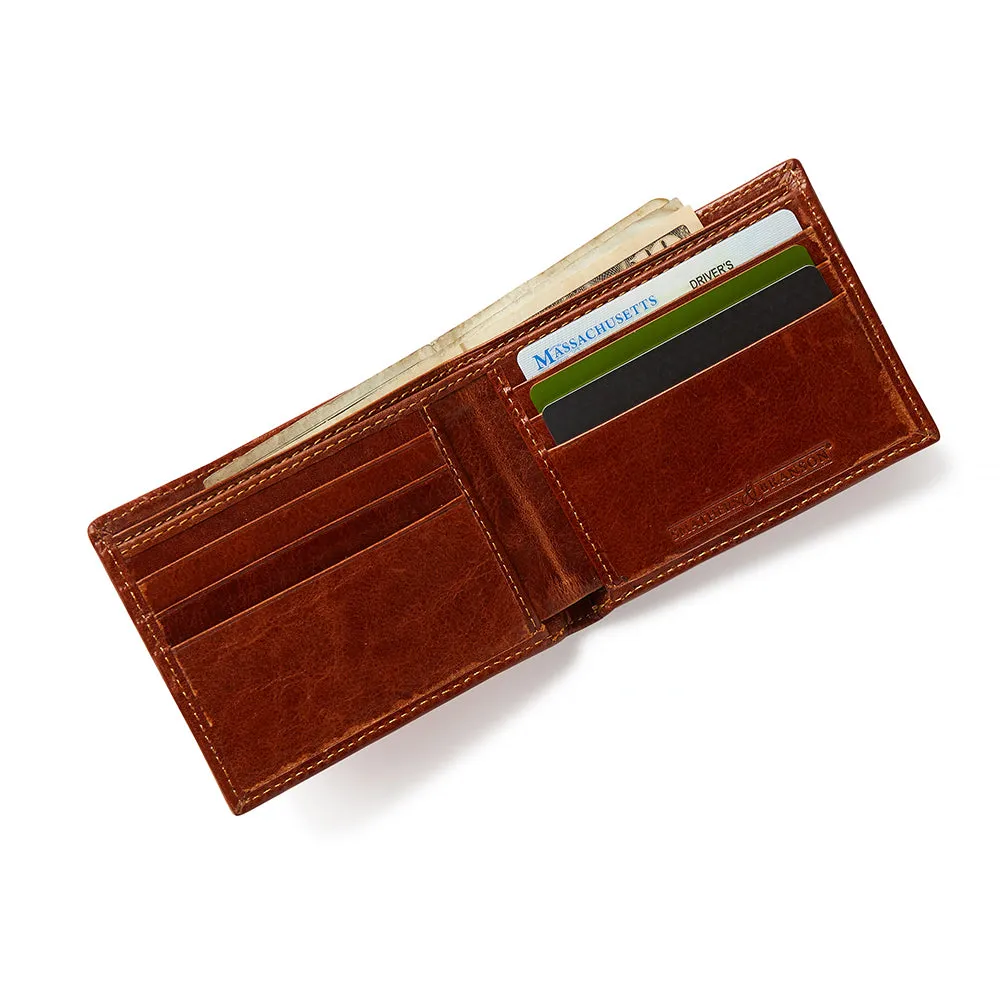 Smathers & Branson Bumper Stickers Needlepoint Bifold Wallet - Classic Navy sold by Murray's Toggery Shop product image thumbnail 2