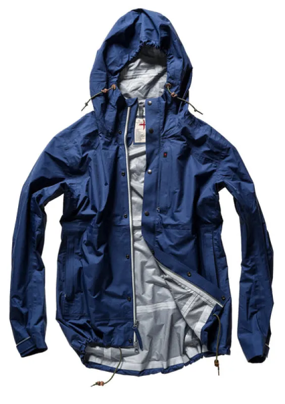 Relwen Ultra Rain Shell Jacket -Bright Navy made by Relwen