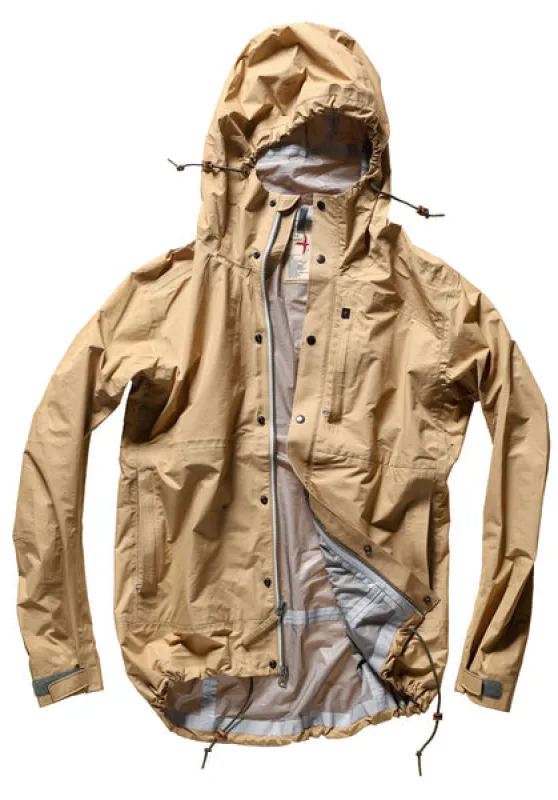 Relwen Ultra Rain Shell Jacket -Sand made by Relwen