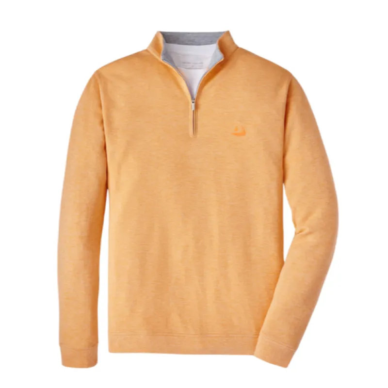 Peter Millar Crown Comfort Pullover-Orange Slice w/ Island Logo made by Peter Millar