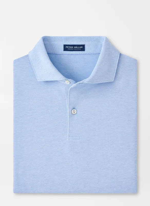 Peter Millar Albatross Polo in Regatta Blue with Island Logo made by Peter Millar