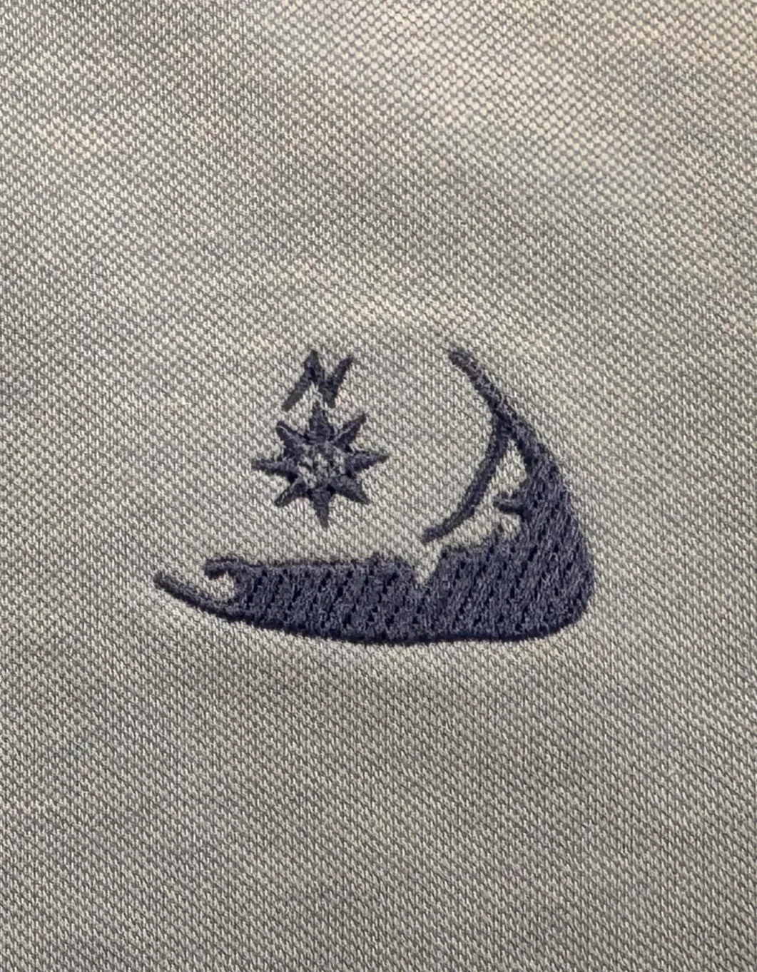 Peter Millar Albatross Polo in Regatta Blue with Island Logo sold by Murray's Toggery Shop product image thumbnail 2