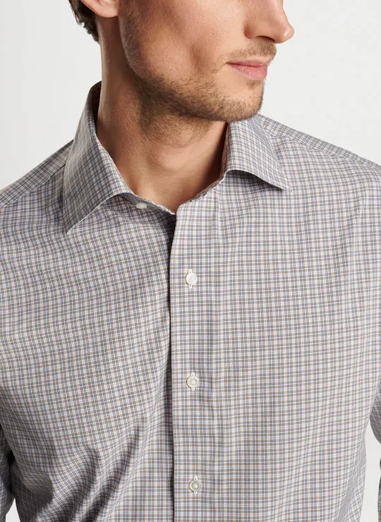 Peter Millar Wicklow Performance Poplin Sport Shirt-Tawny sold by Murray's Toggery Shop product image thumbnail 2