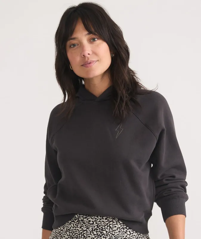 Marine Layer Anytime Hoodie Washed Black made by Marine Layer