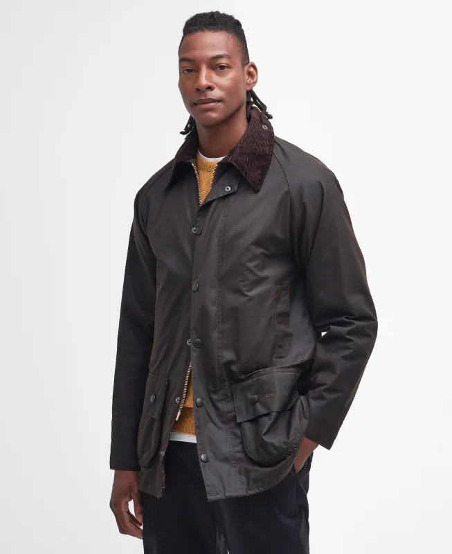 Barbour Classic Beaufort Jacket in Olive made by Barbour