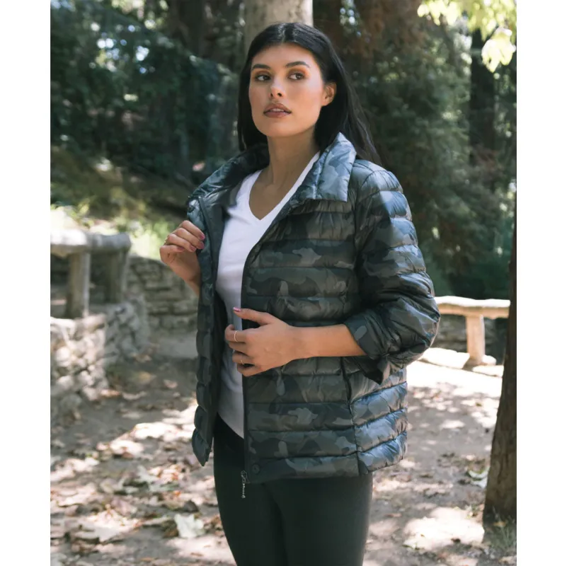Anorak Puffer Short Coat - Black Camo made by Murray's Toggery Shop
