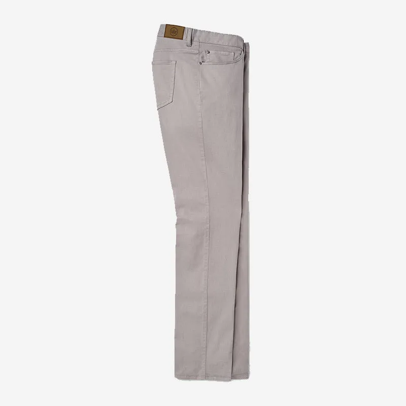Peter Millar Ultimate Sateen 5 Pocket Pant - Gale Grey made by Peter Millar