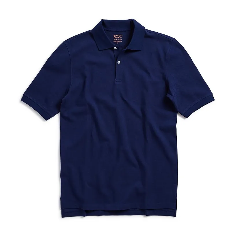 Nantucket Reds Collection® Men's Pique Polo - Navy made by Murray's Toggery Shop