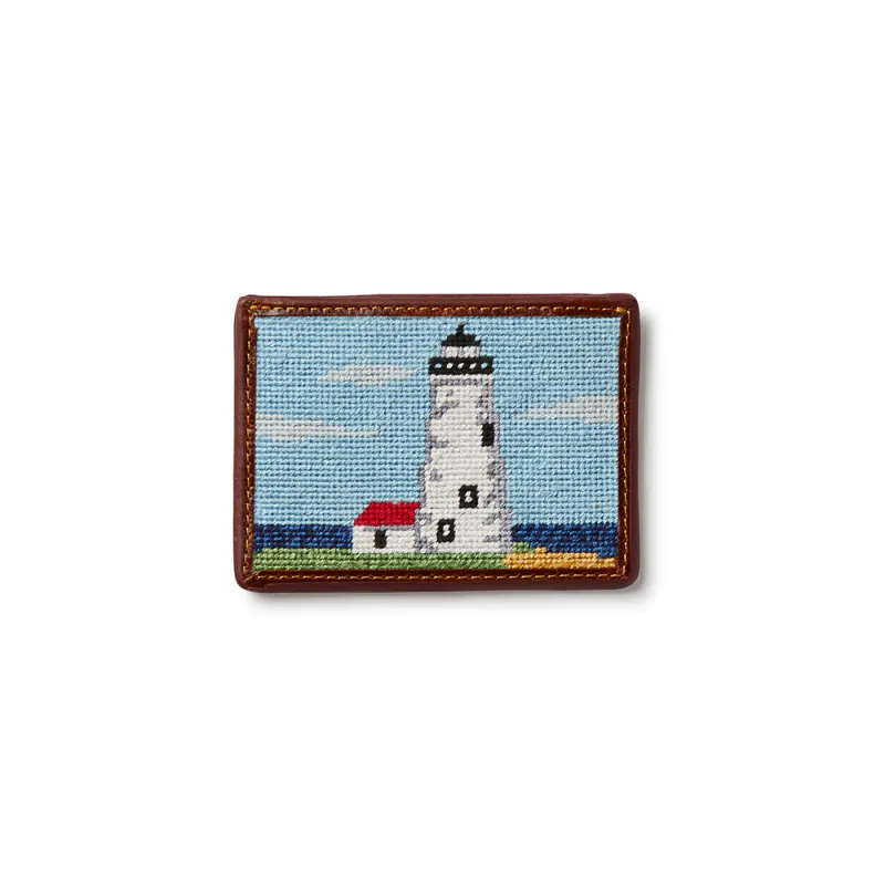 Smathers & Branson Great Point Needlepoint Card Wallet made by Smathers & Branson
