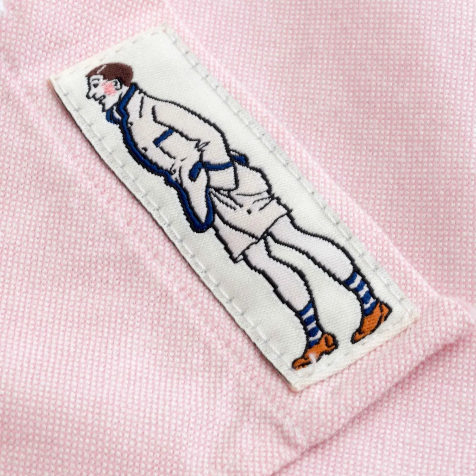 Rowing Blazers Distressed Oxford With Busted Seams - Pink sold by Murray's Toggery Shop product image thumbnail 4