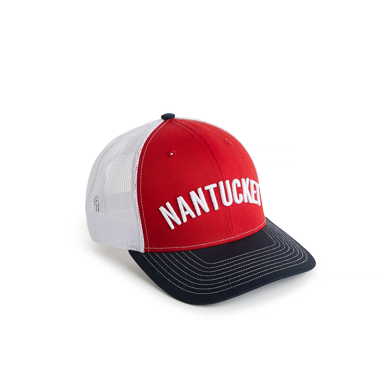 Red/White Blue Trucker - Nantucket sold by Murray's Toggery Shop