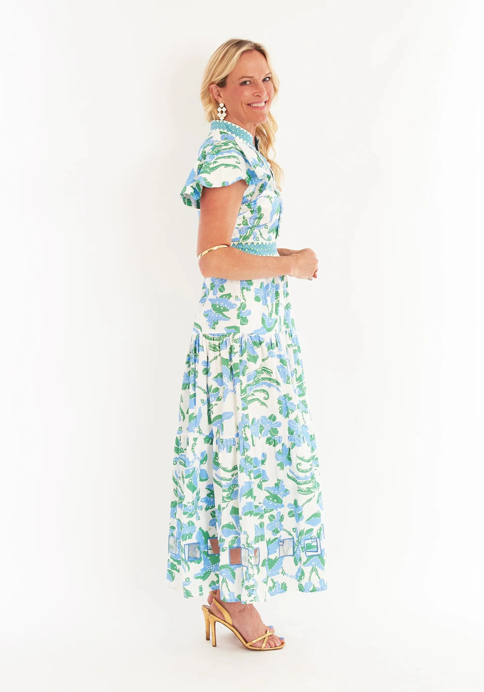 CK Bradley - Doon Dress - Lingren Peri sold by Murray's Toggery Shop product image thumbnail 2