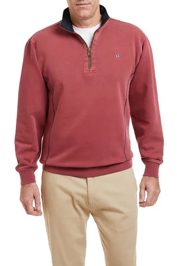 Castaway Breakwater 1/4 Zip-Weathered Red sold by Murray's Toggery Shop