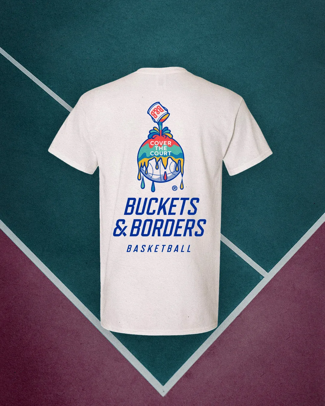 Cover the Court Pocket Tee sold by Buckets & Borders