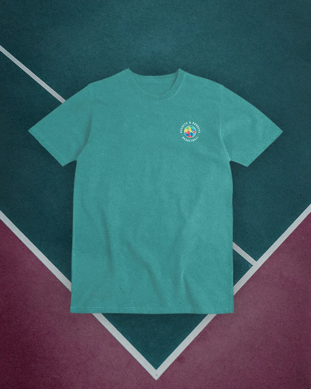 The Mandate T - Teal sold by Buckets & Borders