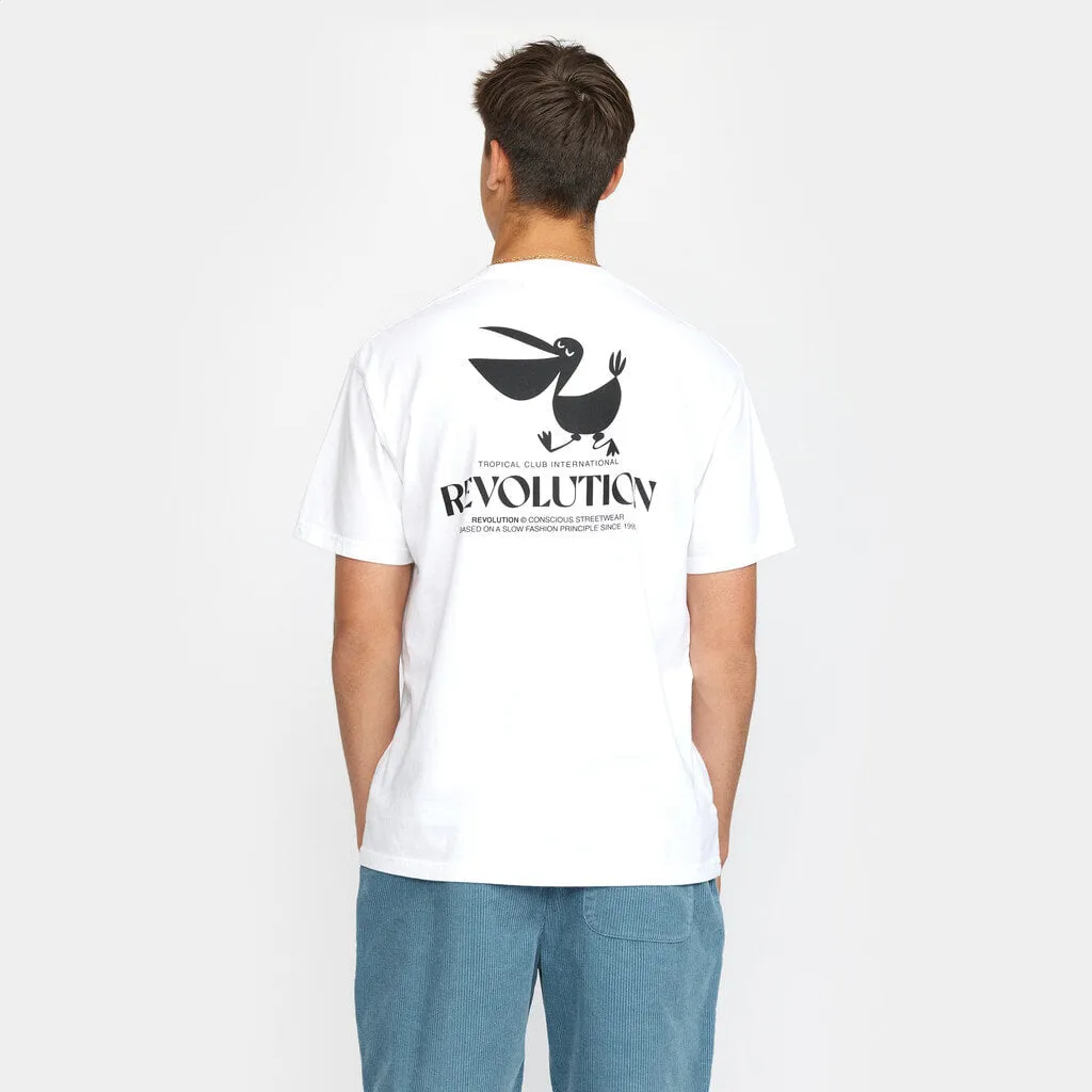 Loose T-shirt / 1372 PEL - White sold by Revolution product image thumbnail 4