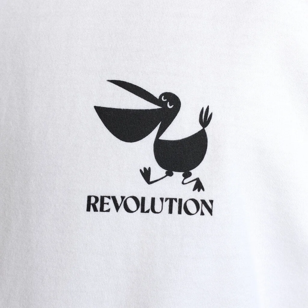 Loose T-shirt / 1372 PEL - White sold by Revolution product image thumbnail 5